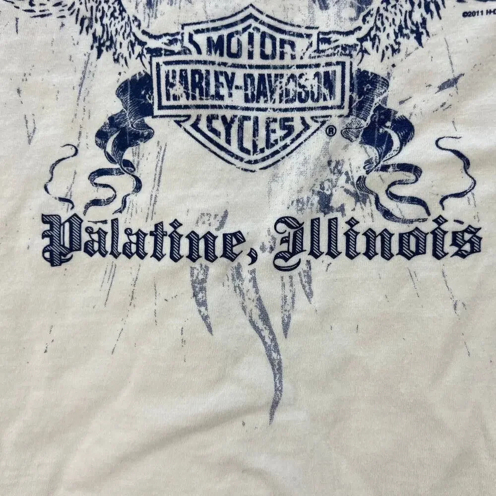 Harley Davidson Men's Chicagoland T-Shirt Size Large Short Sleeve - Picture 6 of 11